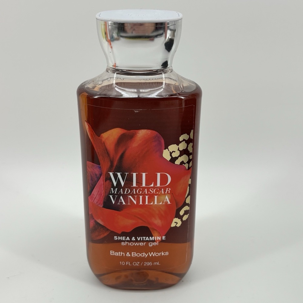 Bath & Body Works Wild Madagascar  Vanilla Hair Face Body Wash Shower Gel 10oz‎